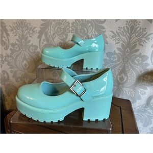 Turquoise Koi Maryjanes